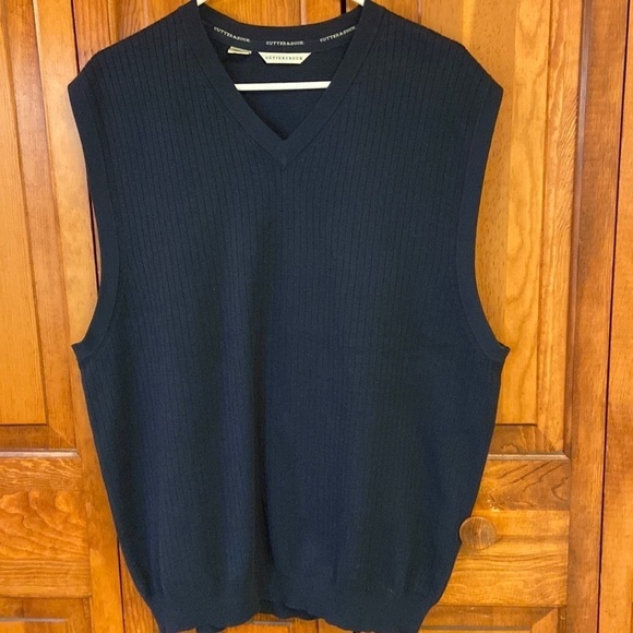 Cutter & Buck Sweater Vest XL Navy - Picture 1 of 6